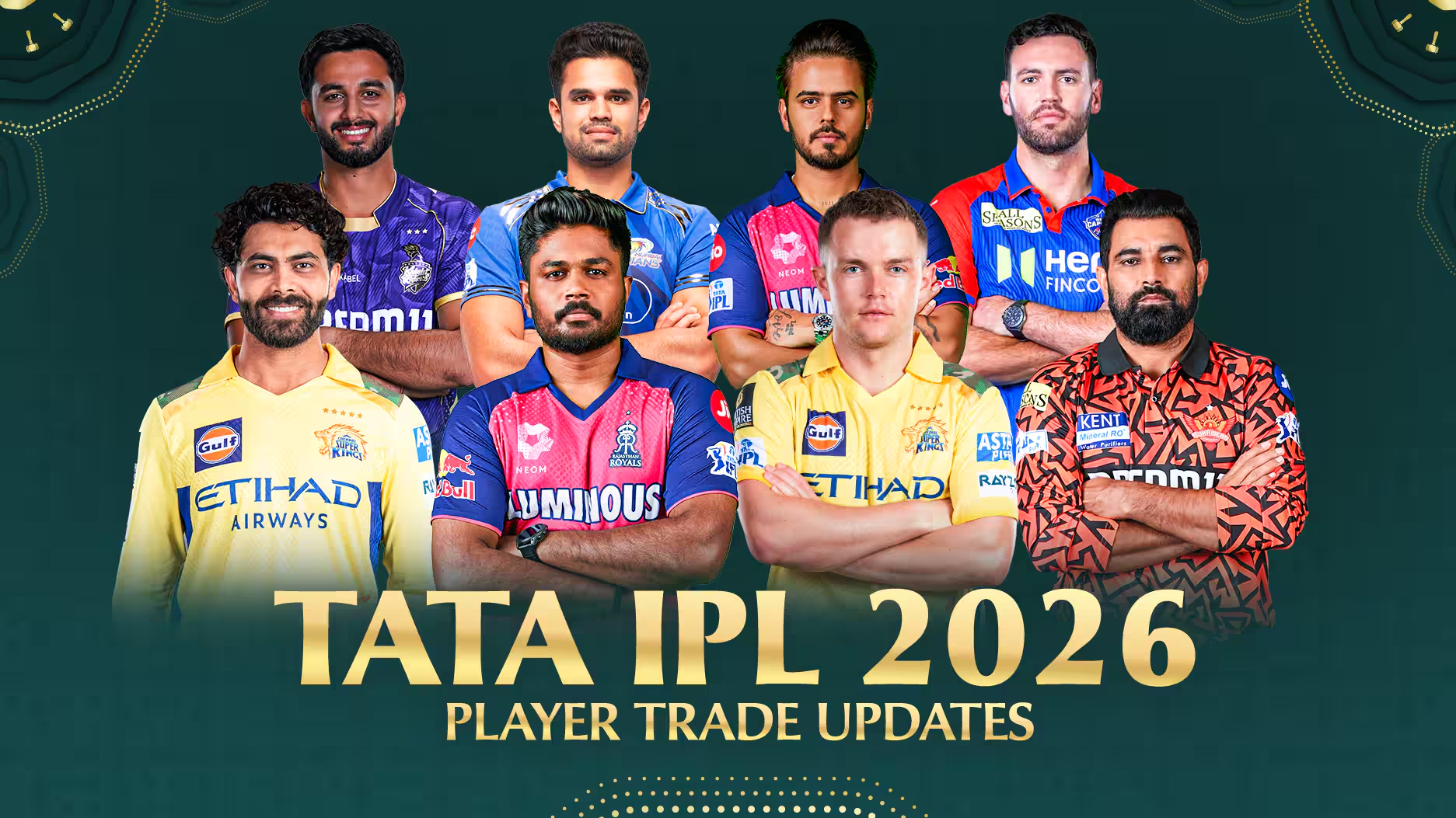 IPL 2026 all teams and captains - Kabook11